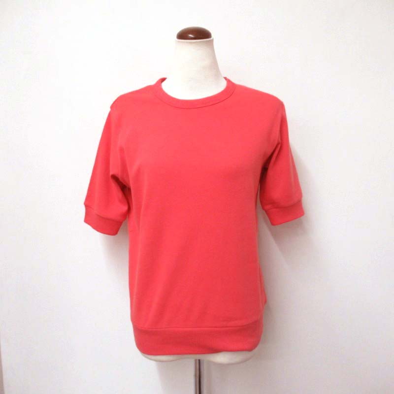 NOUVELLES DU PARADIS  トロワフライス５分袖クルーネックプルオーバー /PK40 【日本製】